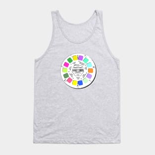 View-Master Reel in Fun Candy Pop Color Tank Top